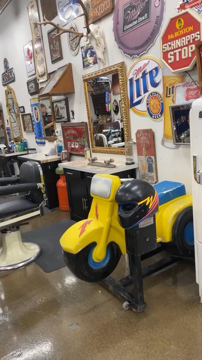 Sacred Barbers - Motorcycle for kids - Barbers Near Me - Fair Oaks, California