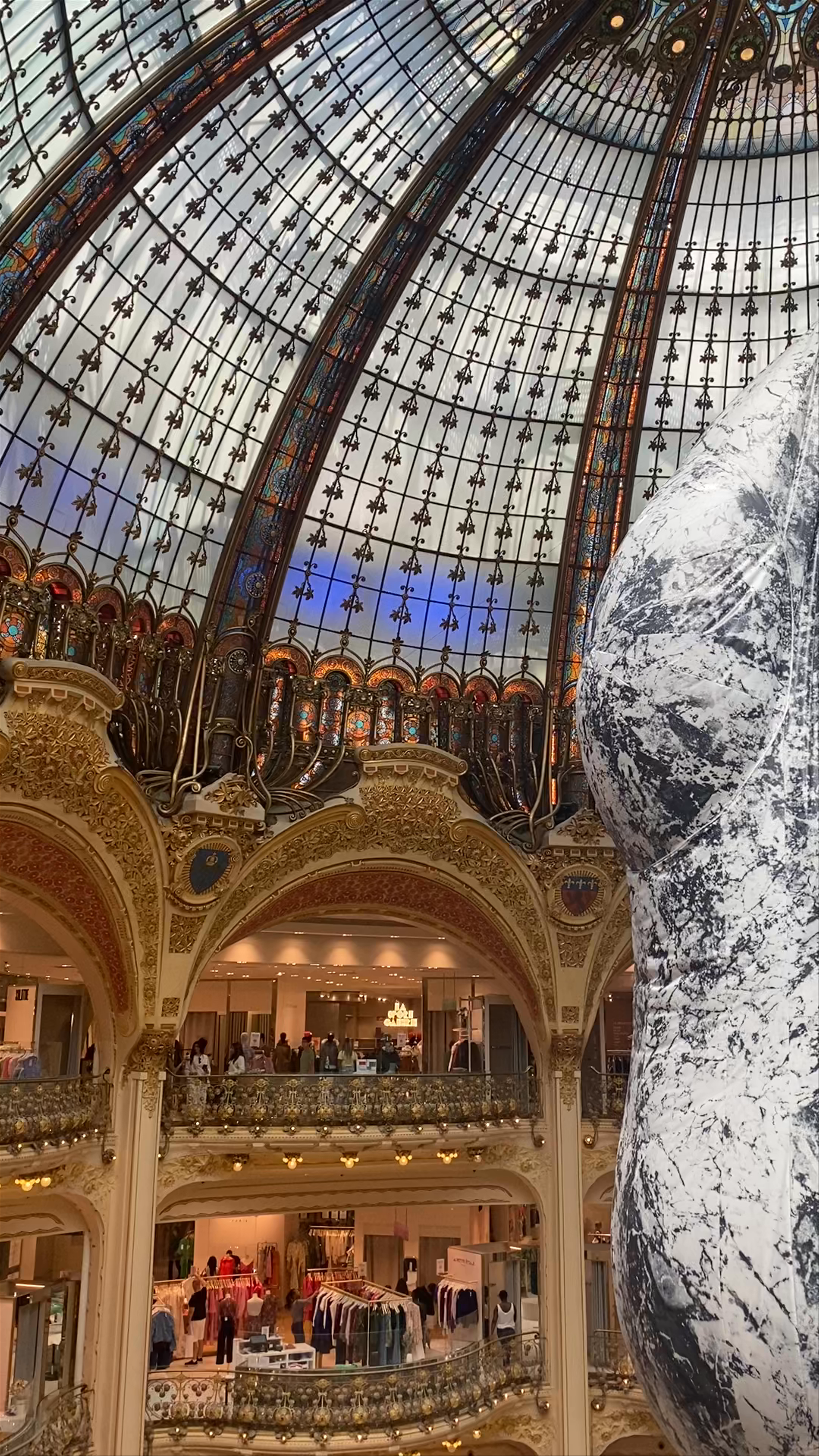 Galeries Lafayette Haussmann: Parisian Elegance under a Stunning Glass Dome