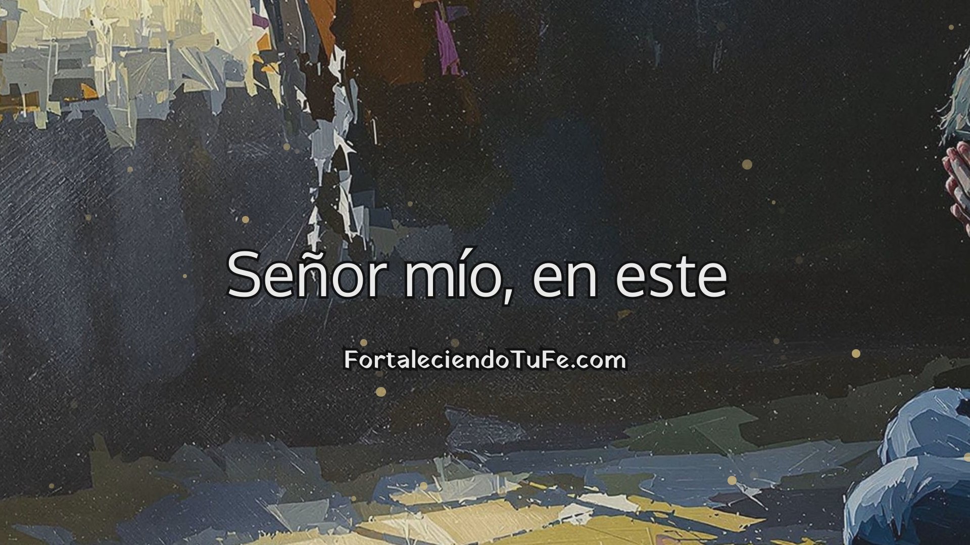 Oración al Señor para aliviar la soledad