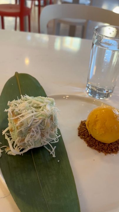 The Spot - Vegan coconut cake and mango sorbet - Hookah Bars Near Me - Astoria, New York