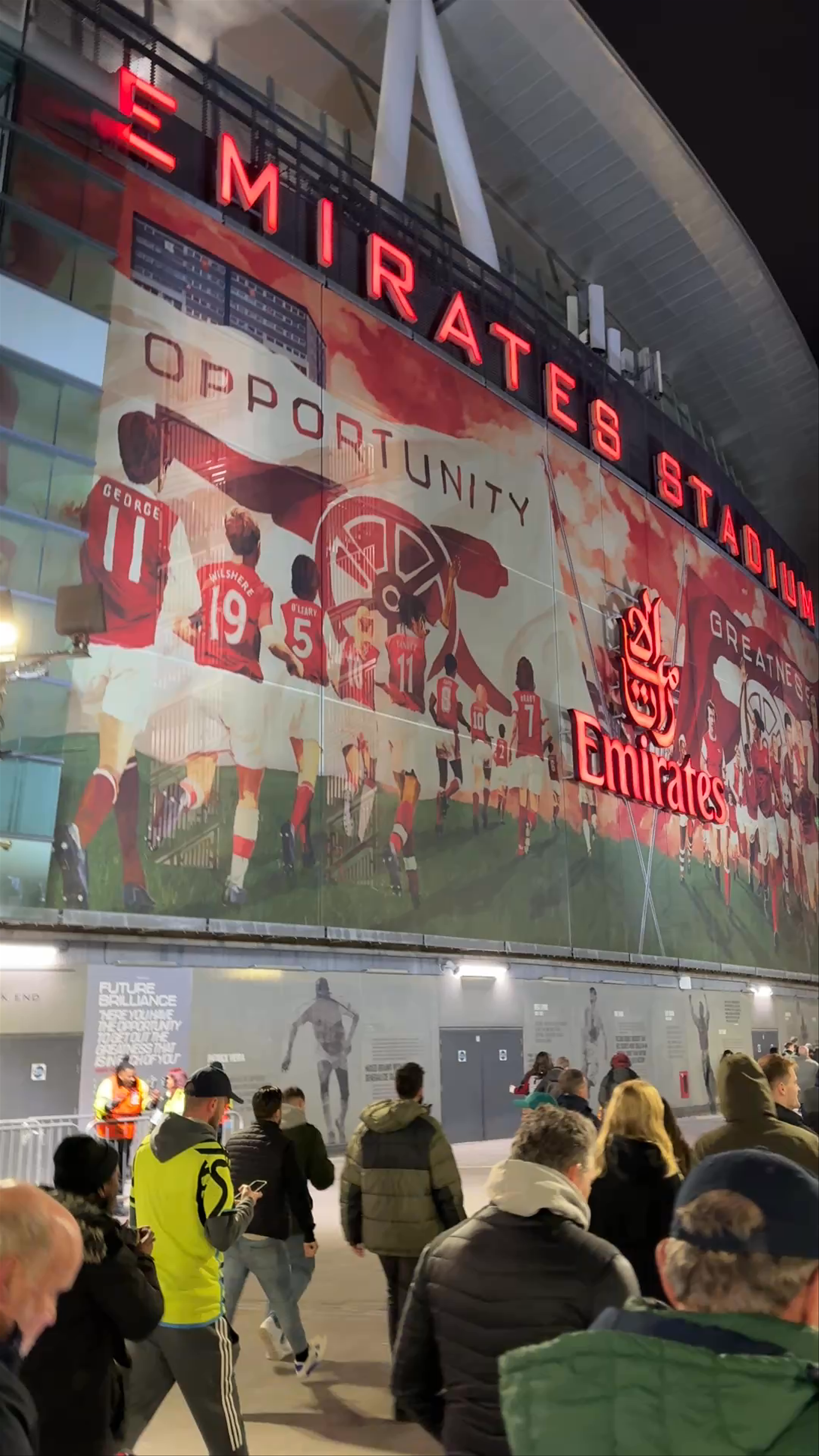 Evening Vibes at Emirates Stadium, London
