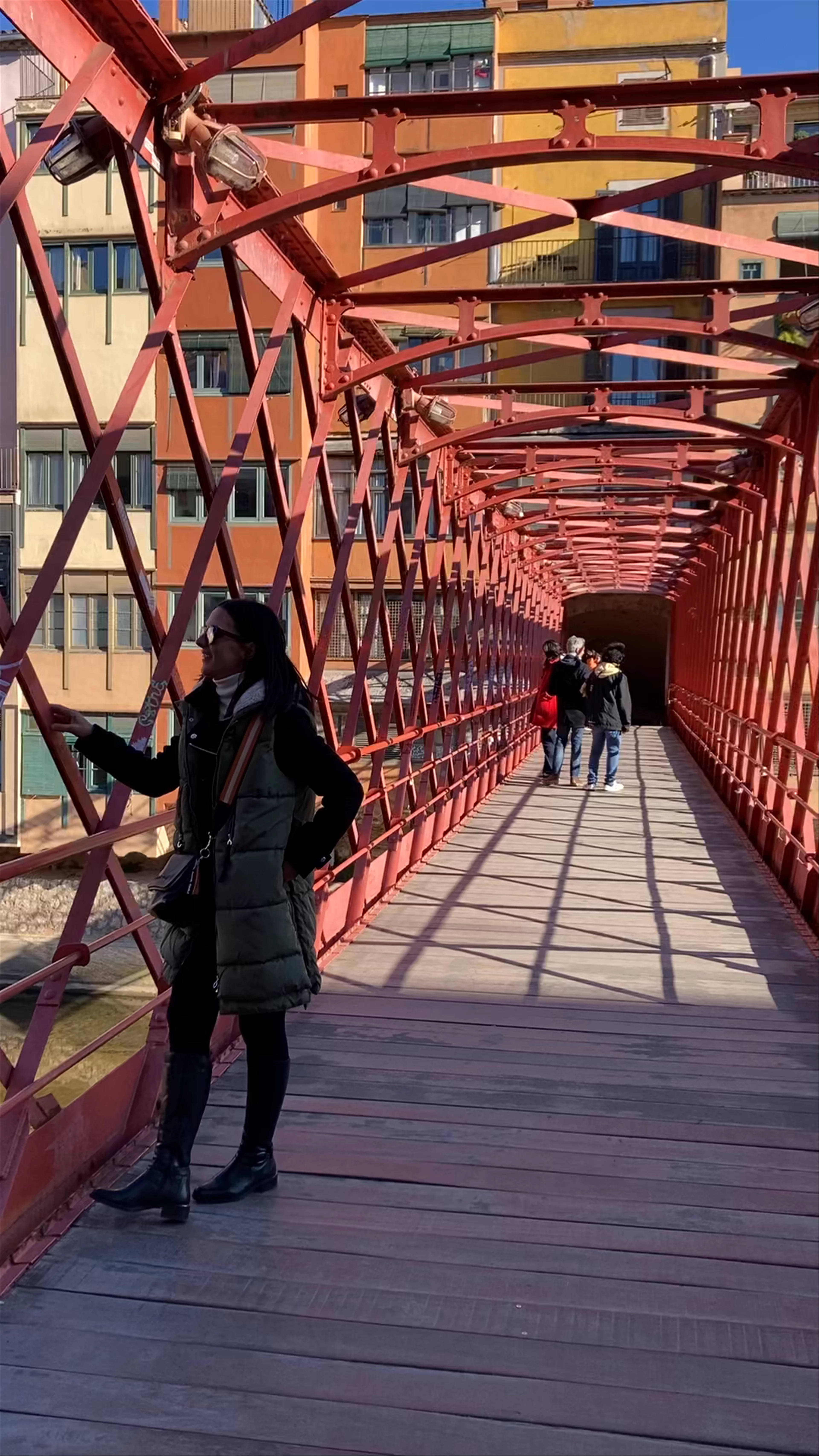Puente de las Pescaderías Viejas, Carrer del Riu Onyar, Girona, Spain