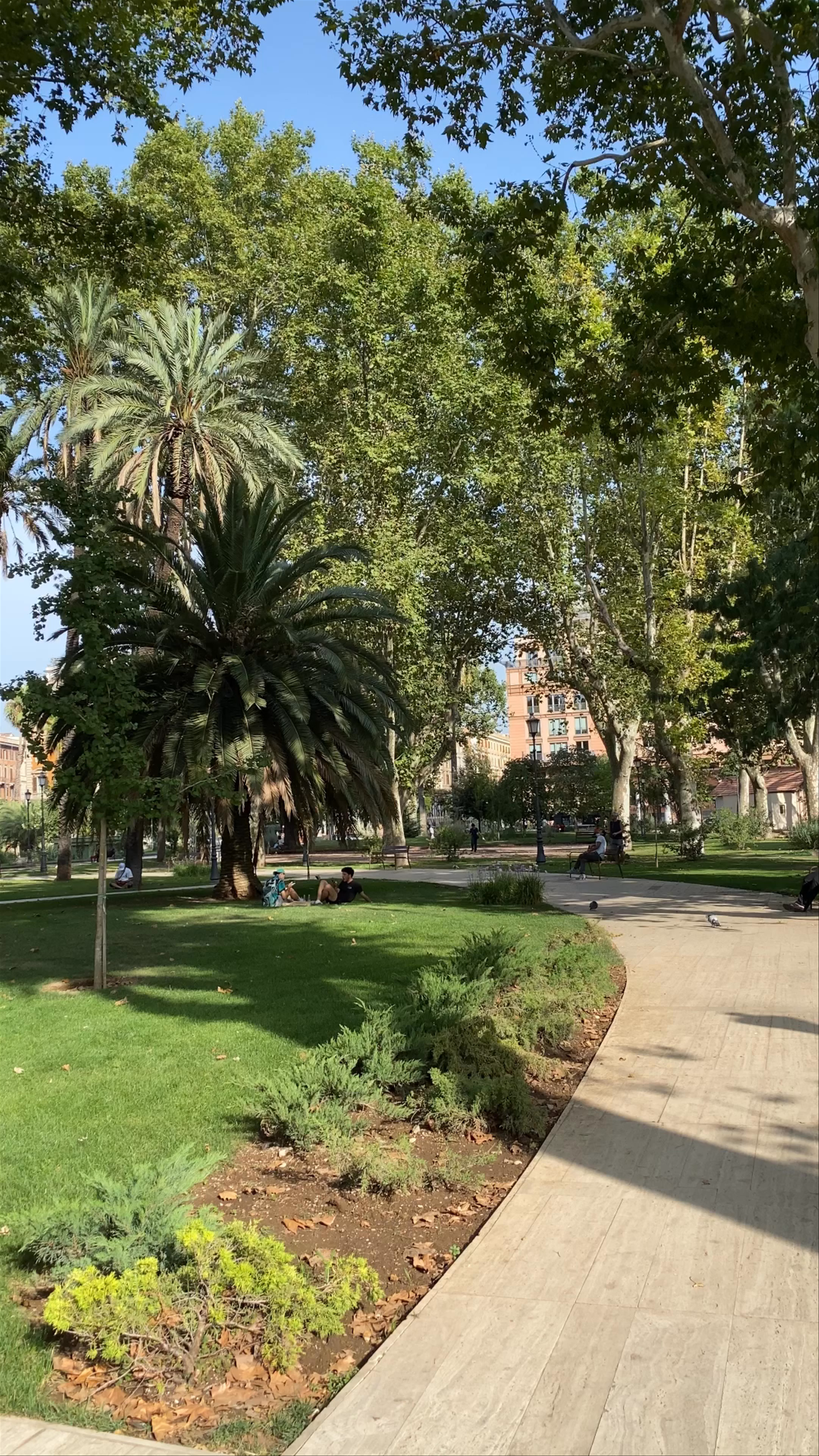 Piazza Vittorio Emanuele II Park: A Serene Green Escape in Rome