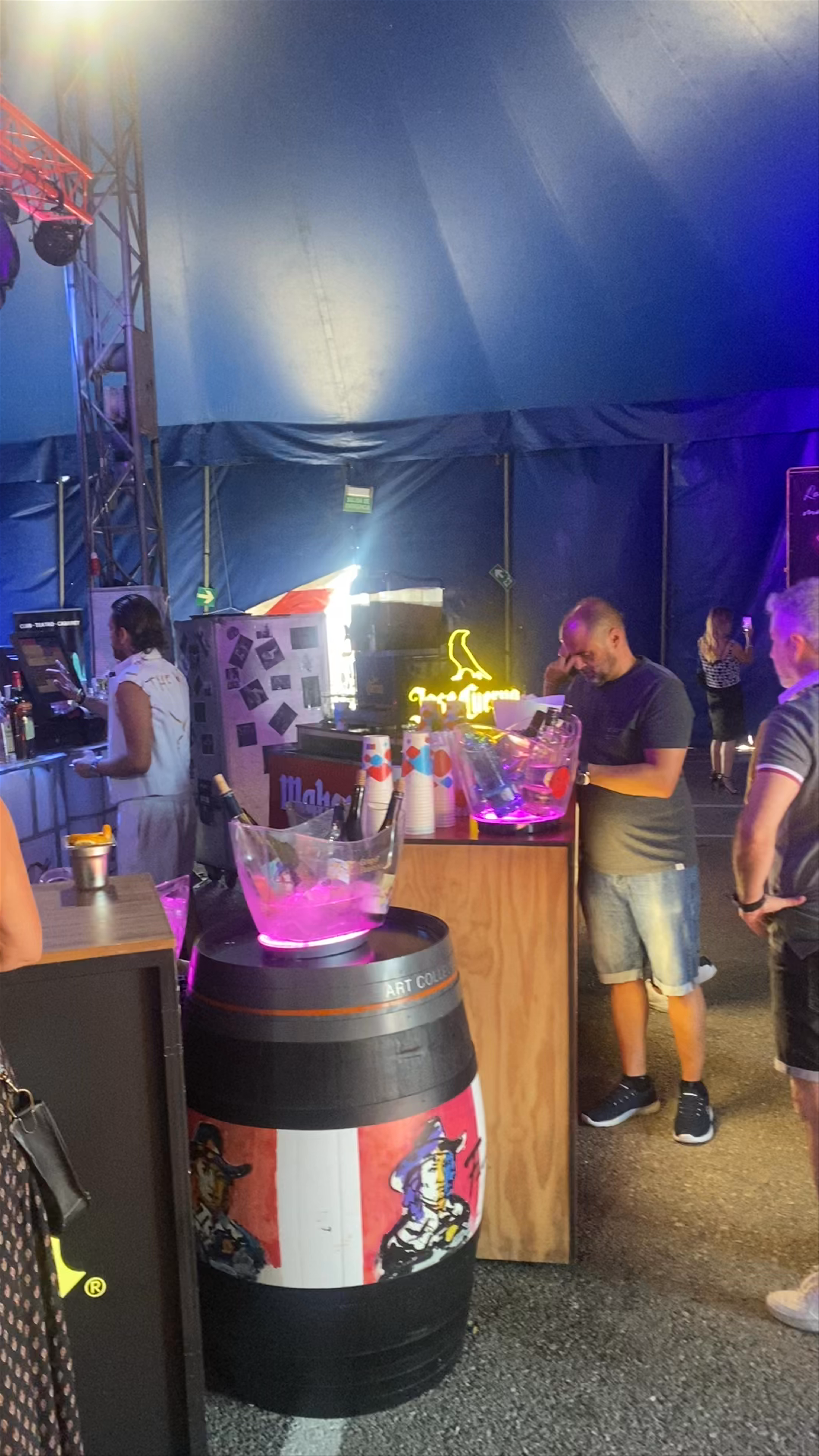 Vibrant Night Event Under the Big Top in Palma, Spain