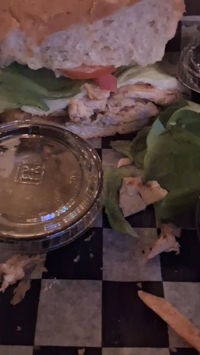 Brick & Bones Backyard - Rotisserie sandwich  /chicken - Chicken Shop Near Me - Rowlett, Texas