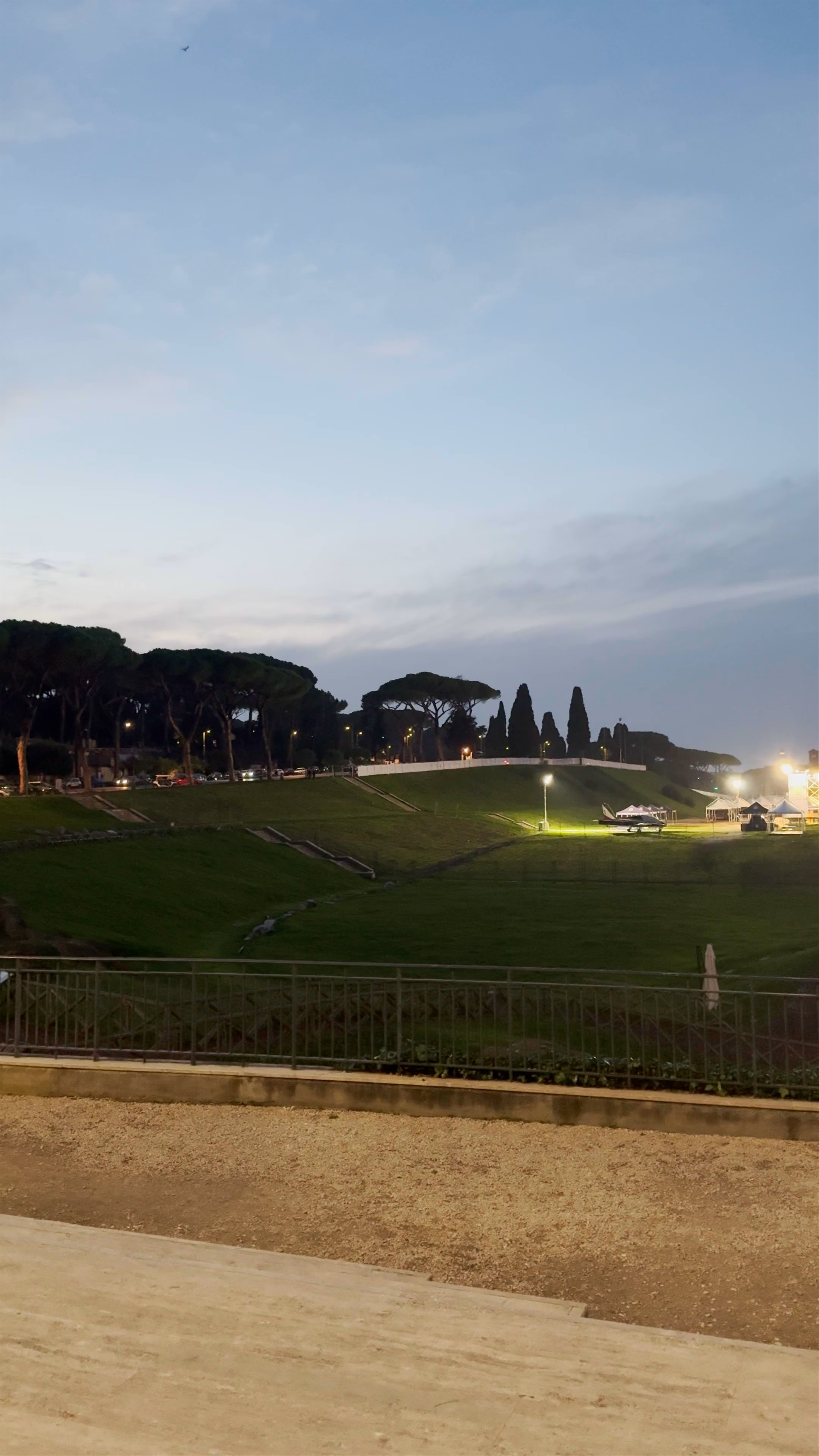 Circo Massimo Evening Ambience: Ancient Rome at Dusk