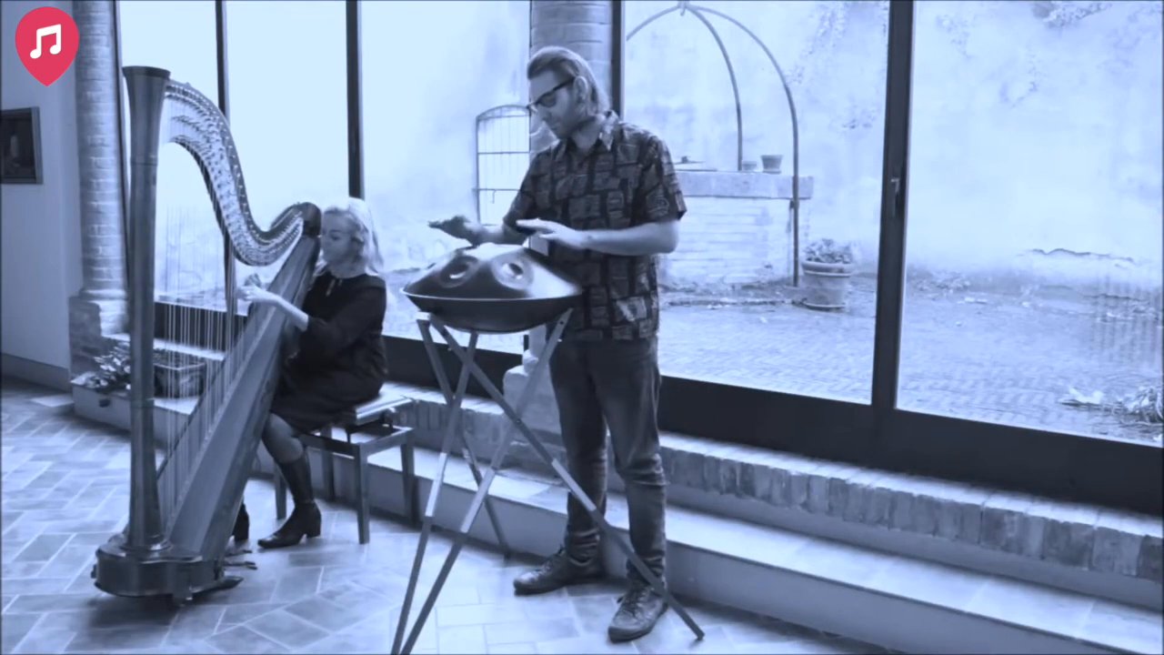 The Siena Harpist & Singer - Eleison - video