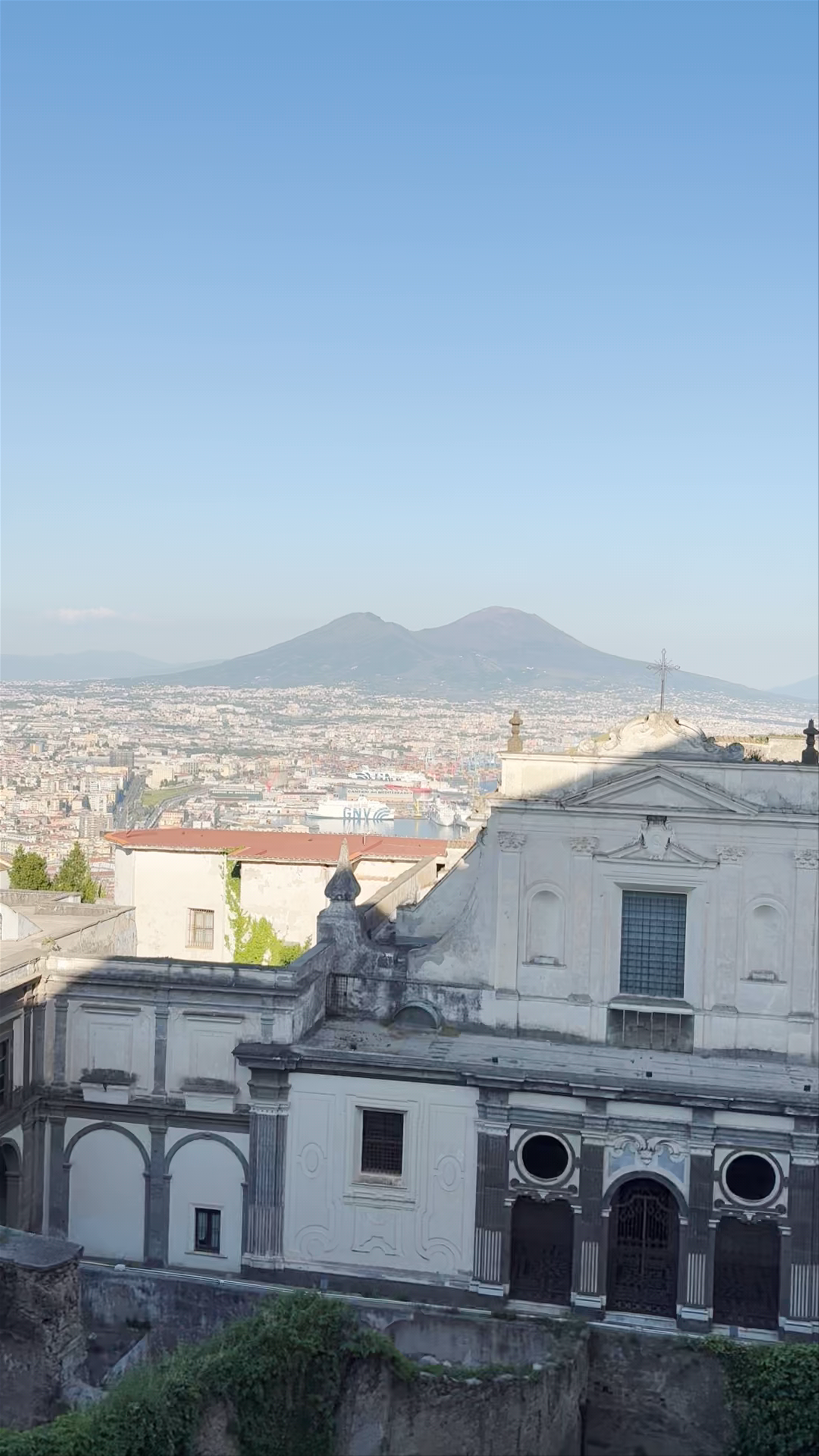 Panoramic East Viewpoint, Largo San Martino in Naples