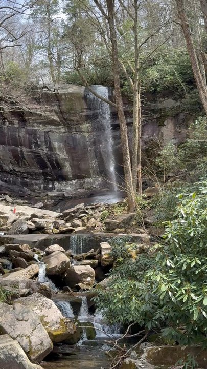 Rainbow Falls - Listen to the water! - Hiking Near Me - Gatlinburg, Tennessee