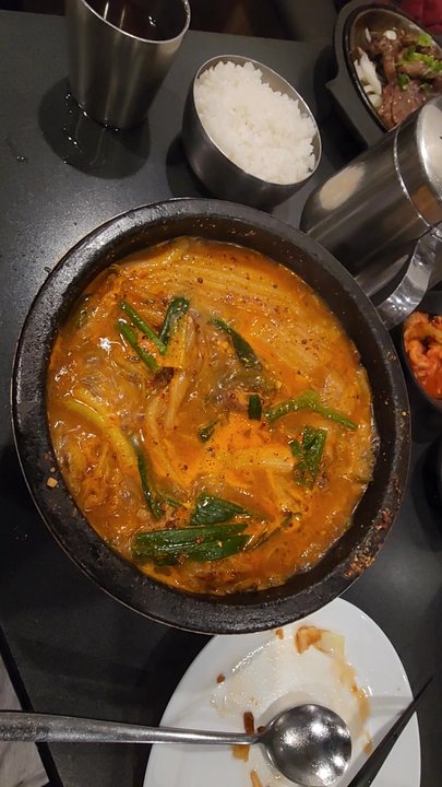 Soora - Boiling hot spicy pork rib soup - Korean Near Me - West Bloomfield Township, Michigan