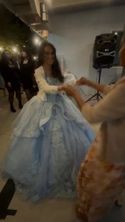 DJCJ Entertainment - My baby having a blast at her quinceañera! The DJ played our requests and kept the party going! - DJs Near Me