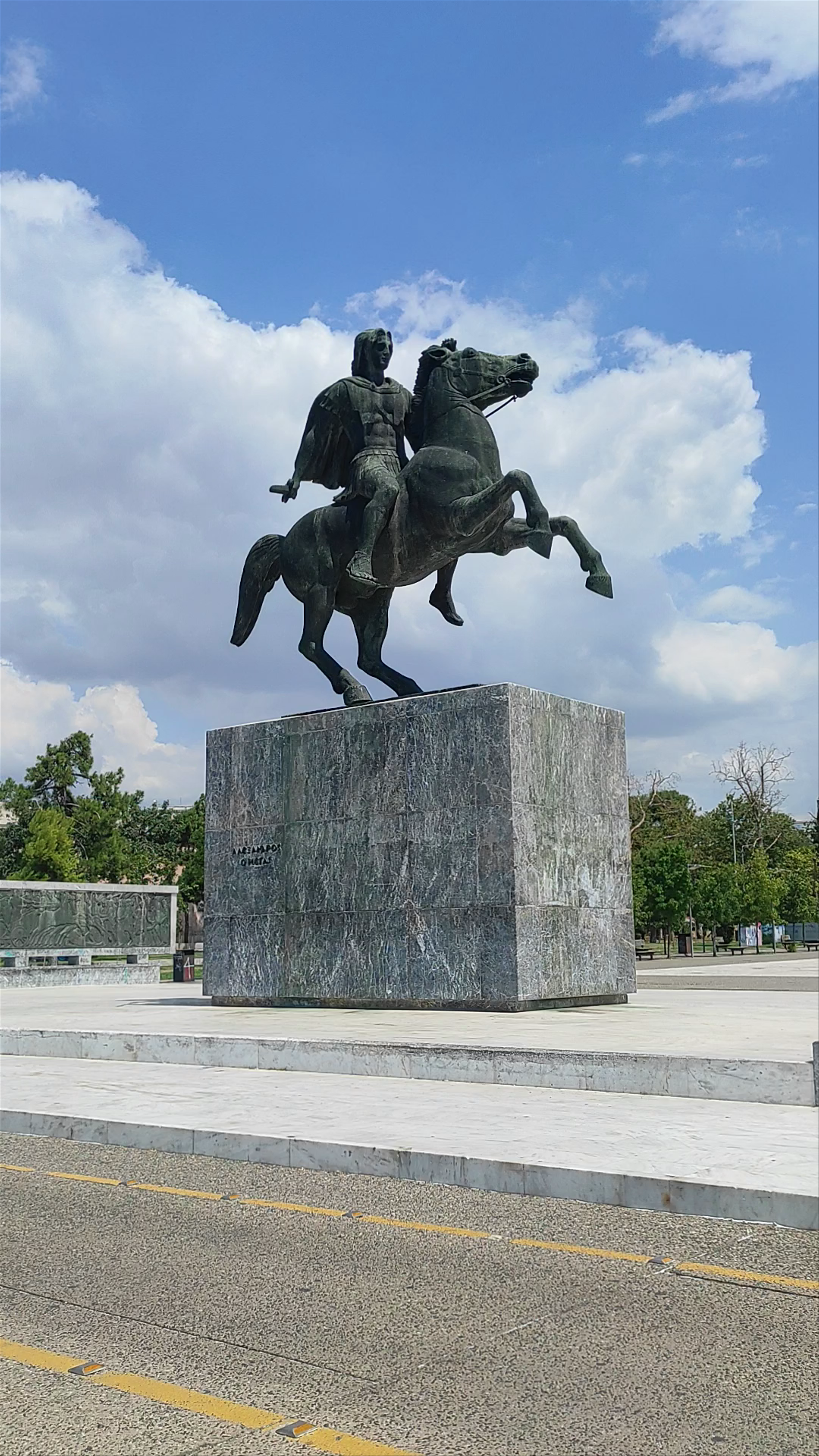 Statue of Alexander the Great in Thessaloniki, Greece