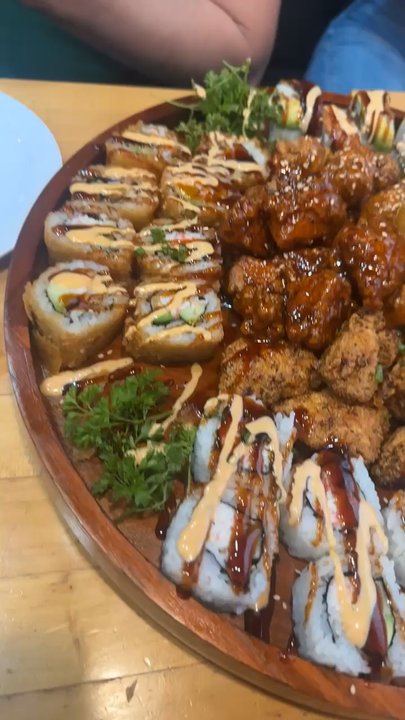 Hot Tender Wings - Sushi and boneless wings platter . 10/10 - Chicken Wings Near Me - Bakersfield, California