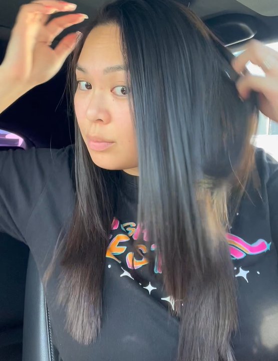 Sleek Salon - My most recent cut w/ Kelly! Always slaaaayin' them layers and v-cut. So much body-ody-ody! - Hair Salons Near Me - Fremont, California