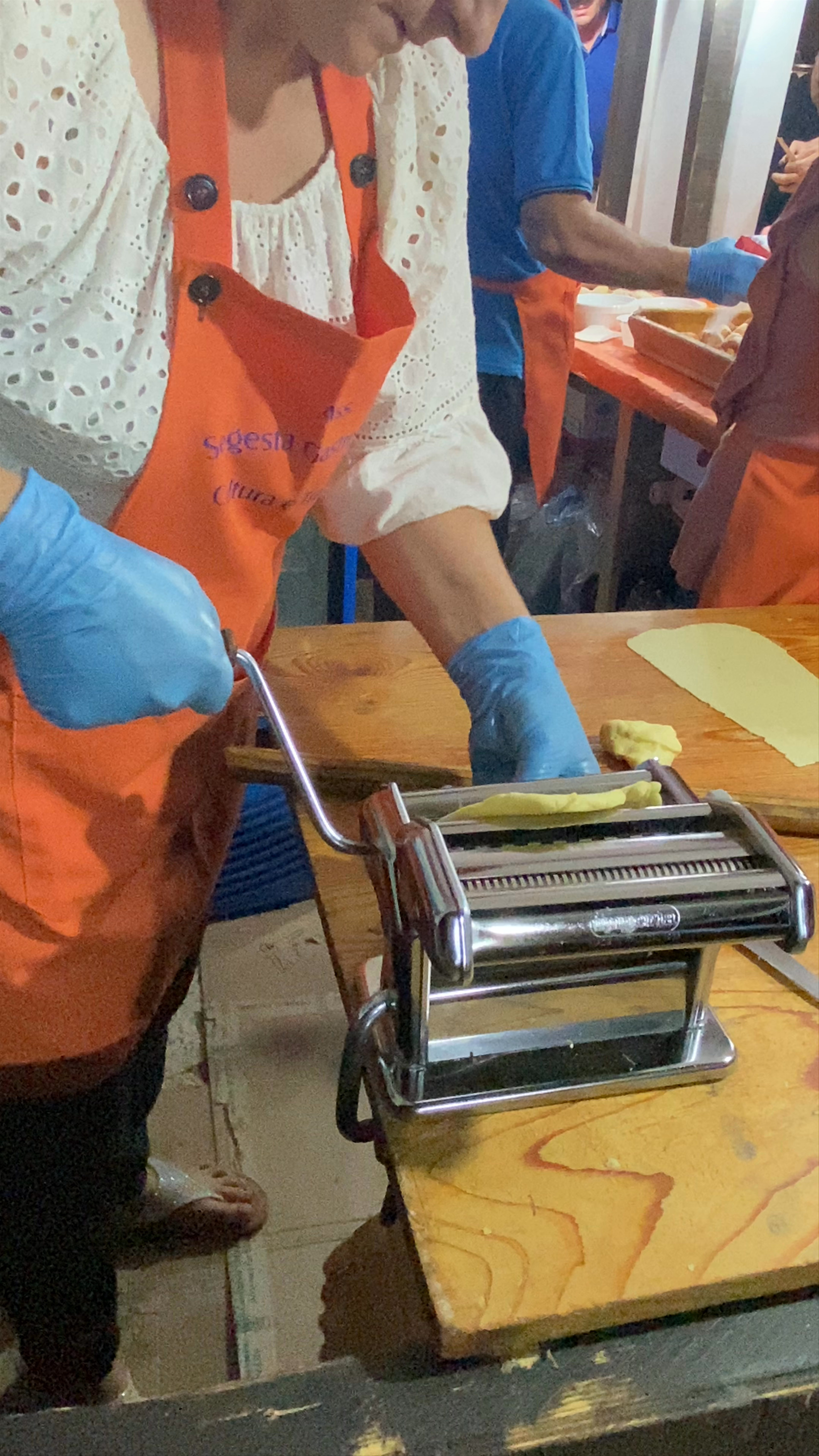 Handmade Pasta Crafting at Piazza Castello, Castellammare del Golfo