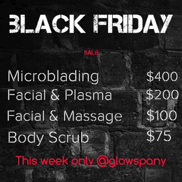 Glow Spa - Take advantage of this crazy Black Friday Sale Now. This month only.... Call (646)401-2289 for your appointment - Day Spas Near Me - New York, New York