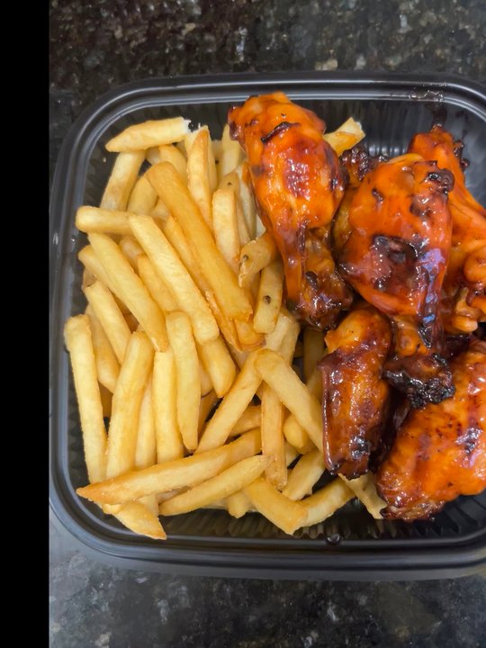 Chicken Ranch - Grilled bbq wings with fries - Chicken Shop Near Me - New York, New York