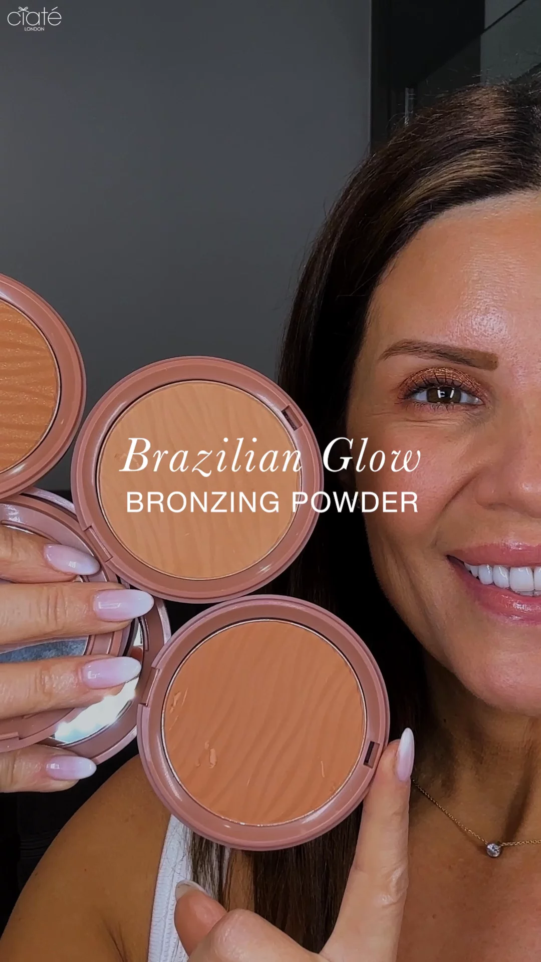 - (Various shades) London Powder Glow Matte Bronzer Ciaté Bronzing Brazilian