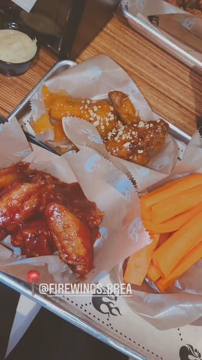 Fire Wings - 10 wing combo with veggies & drink, 6 wing combo with fries & drink - Chicken Wings Near Me - Brea, California
