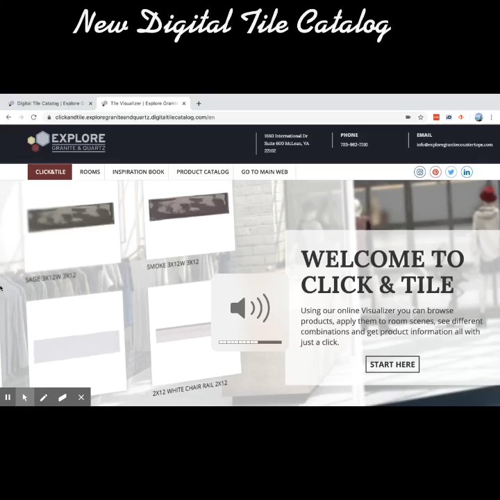 Explore Remodeling - The Explore Digital Tile Catalog - Countertop Installation Near Me - McLean, Virginia