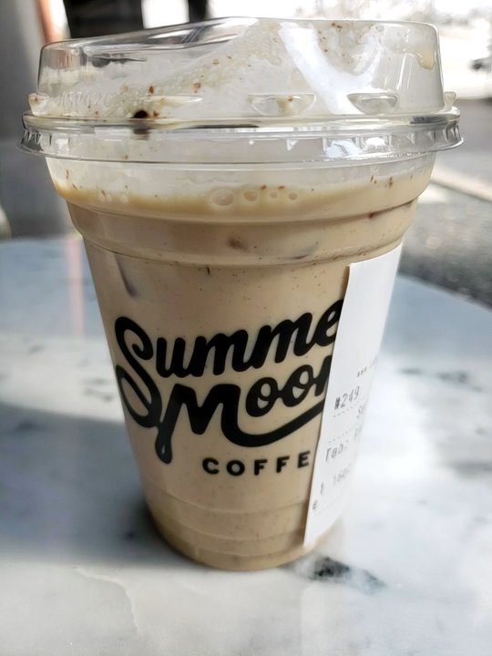 Summer Moon Coffee - Iced Cinnamon Latte - Coffee & Tea Near Me - Austin, Texas