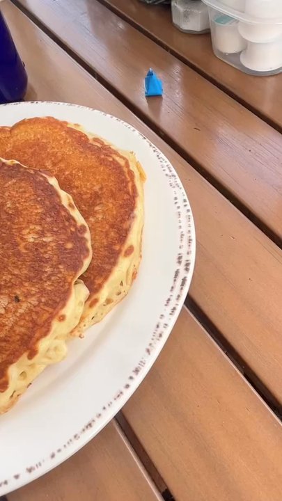 Blu Island Bistro - Two pancakes - New American Near Me - Venice, Florida