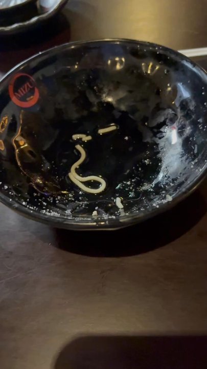 Mizu - These are the old noodles I found in my edamame!! - Sushi Bars Near Me - Tulsa, Oklahoma