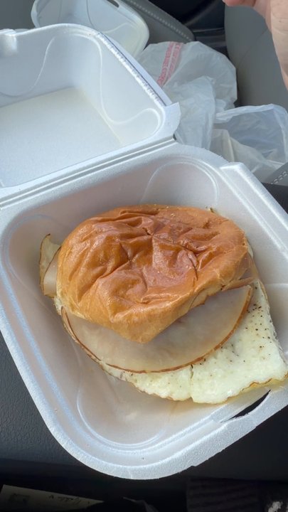 CFS Coffee  - Terrible breakfast sandwich I ordered to go - Breakfast & Brunch Near Me - Orlando, Florida