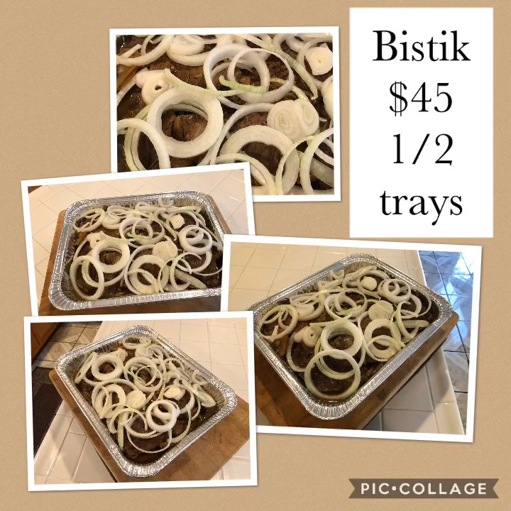 Aki’s Lumpias - Filipino Bistek with Onions. - Caterers Near Me - Wildomar , California