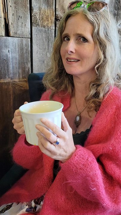 Rooted Eat More Plants - Heather finds heaven in a large, hearty mug of Golden milk (tumeric and ginger). - Juice Bars & Smoothies Near Me - Medford, Oregon