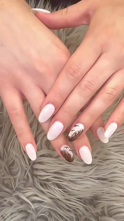 USA Nails & Spa - Fresh, flawless & chic!  Gel-X nails with stylish accent art--perfect mix of classy and fun vibes.  #GelX #NailGoals #USANailsEagan - Nail Salons Near Me - Eagan, Minnesota
