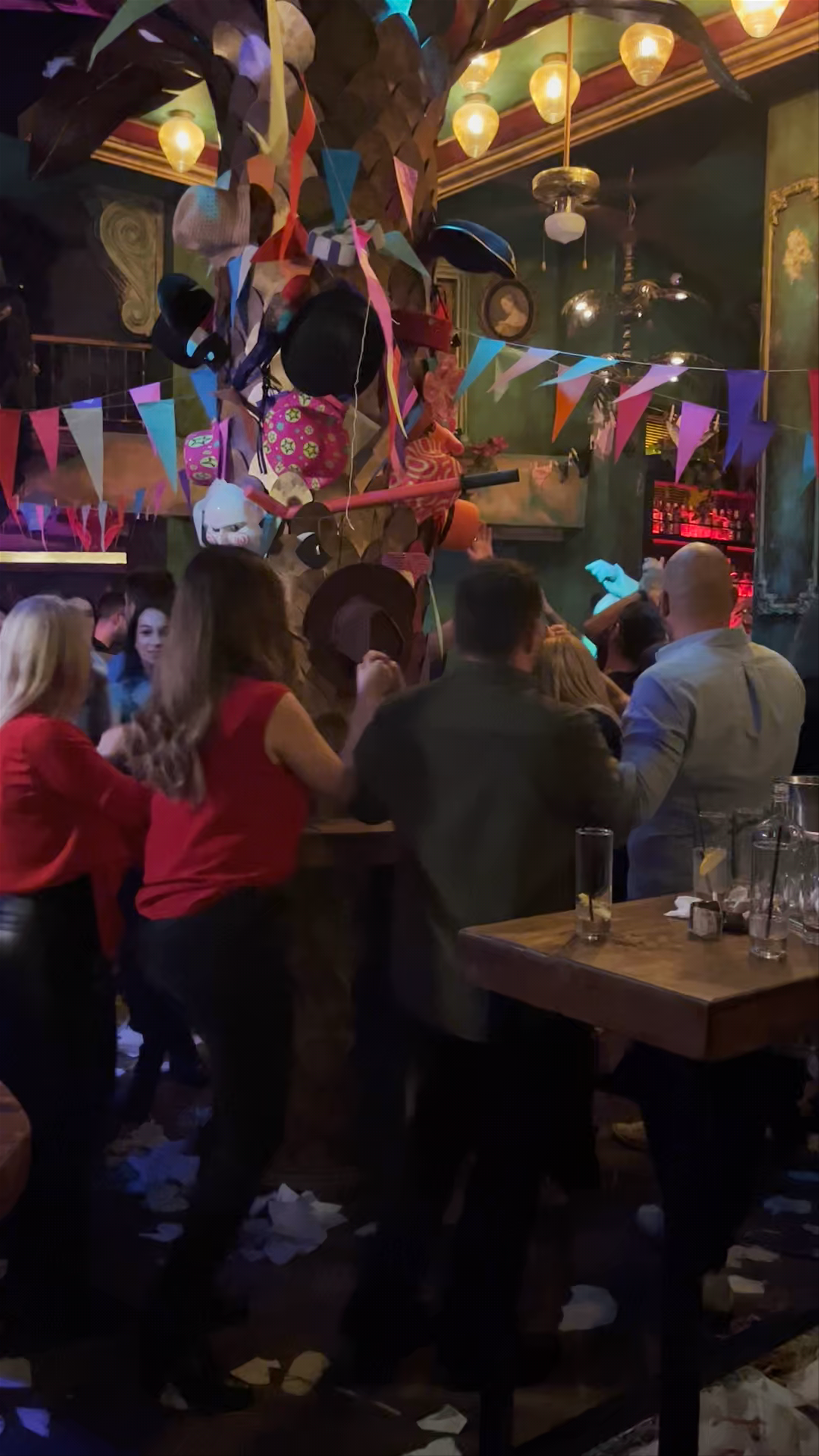 Lively Night at a Trendy Bar in Peristeri, Greece