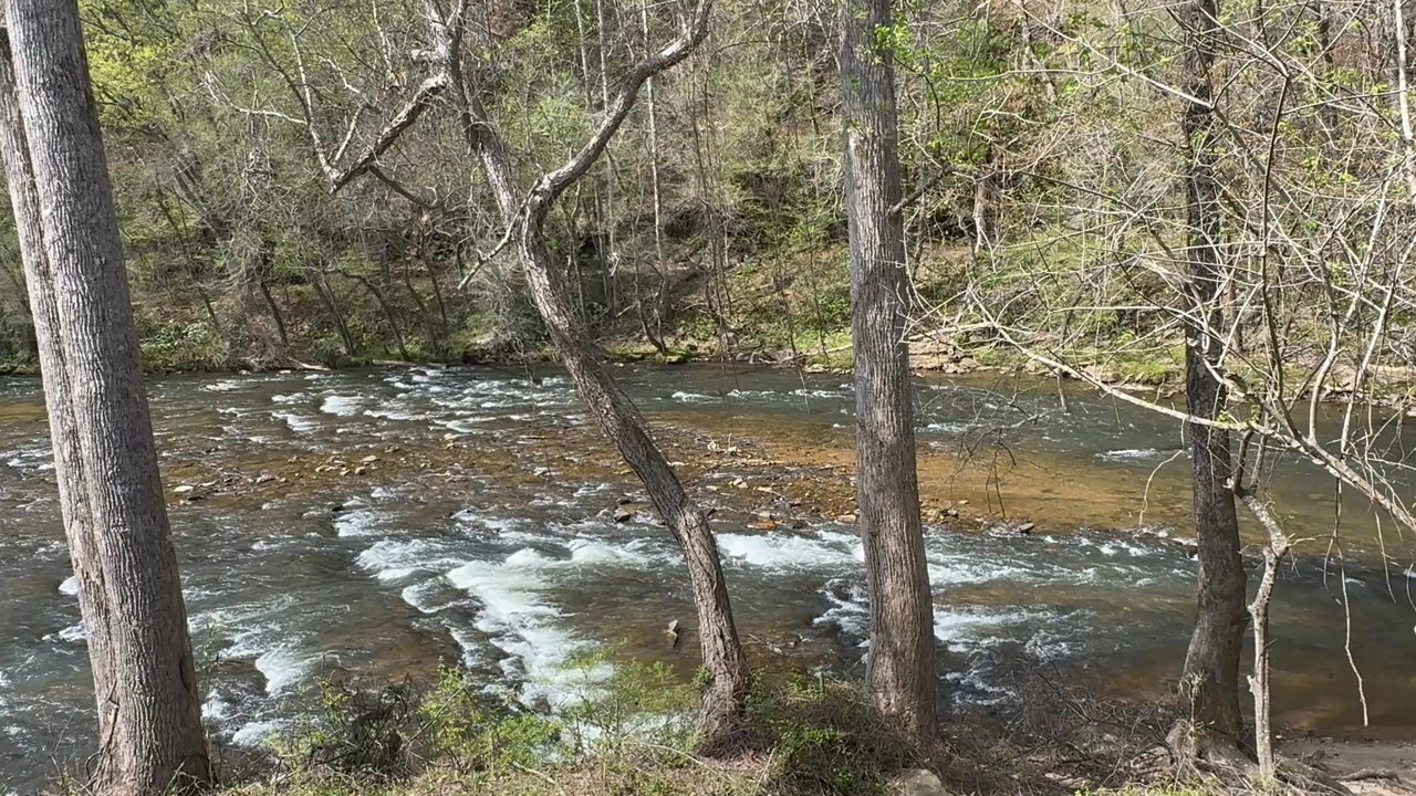 The Mill Grill - Running water view from rear deck - Salad Near Me - Dahlonega, Georgia