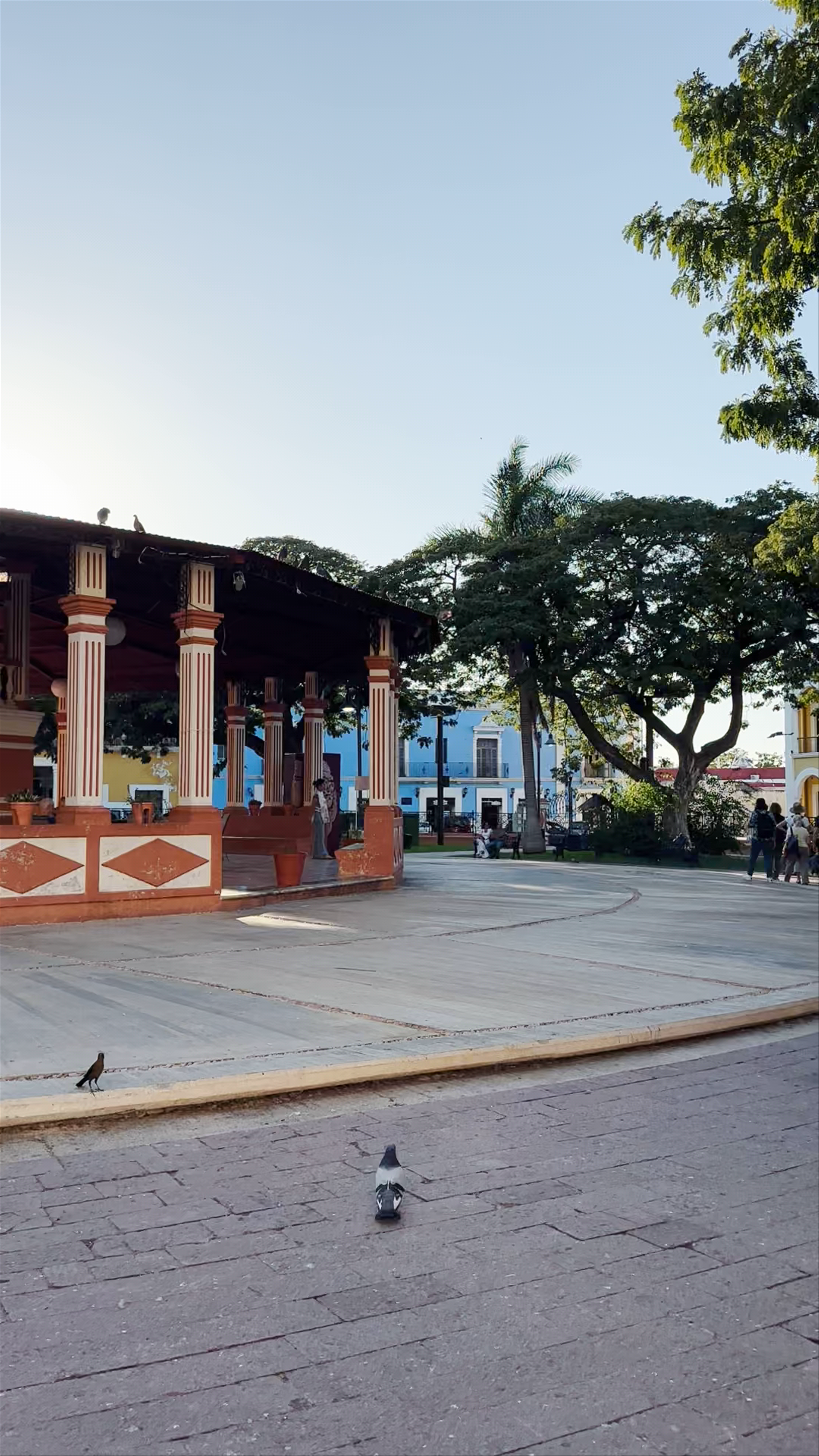 Sunset Serenity at Plaza de la Independencia, Campeche