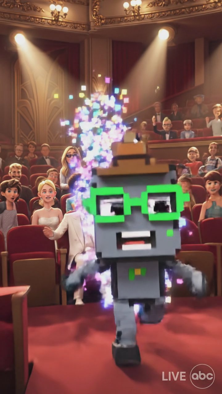 @nounishprof's Pixar-Style Oscar Audience Scene | Emerge