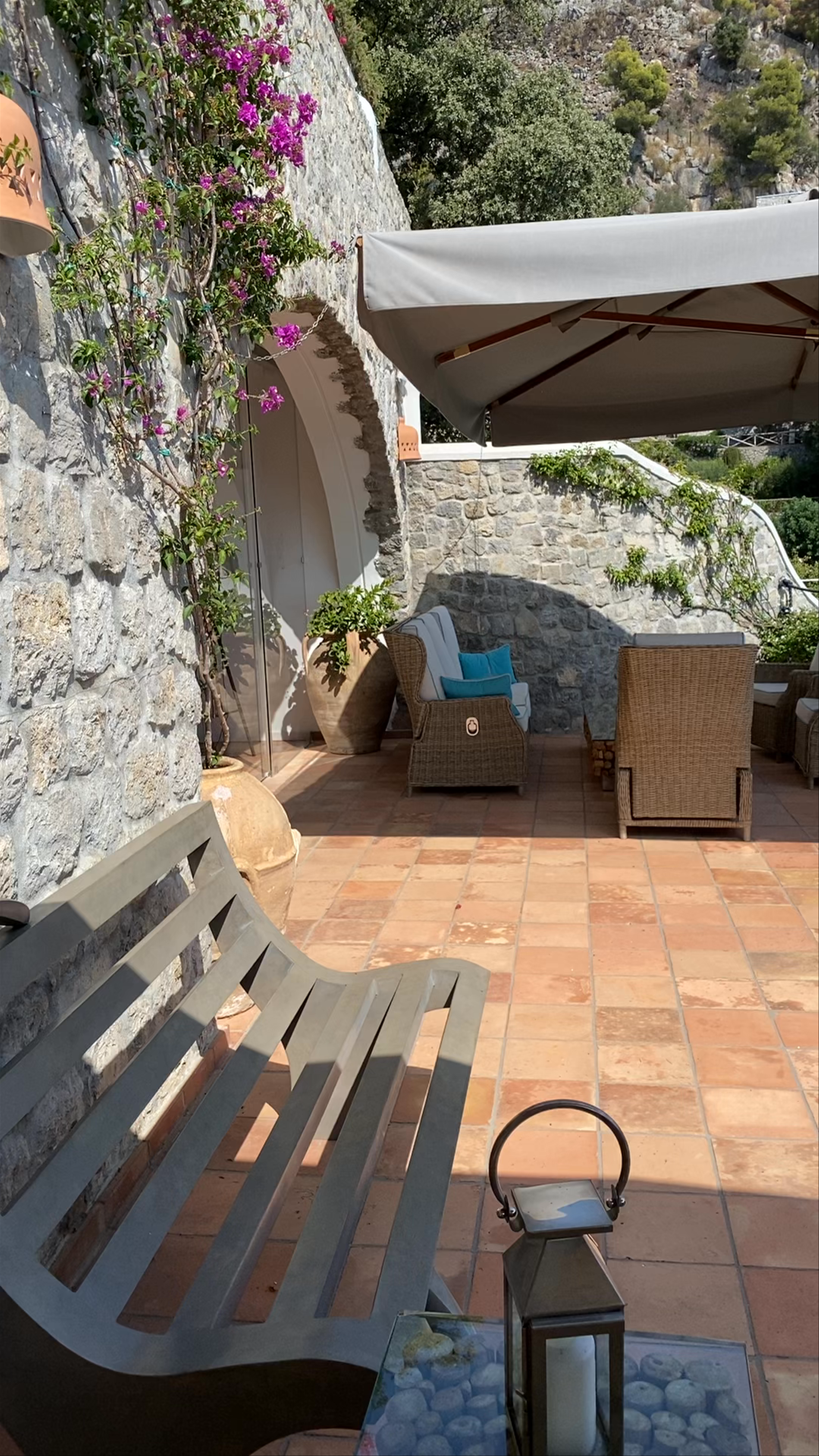 Relaxing Terrace Views at Hotel Piccolo Sant'Andrea, Praiano