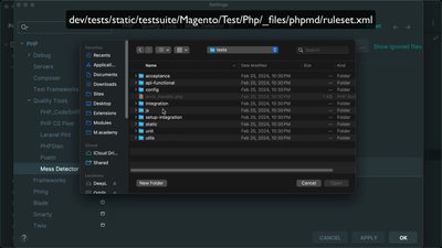 Configure PHPMD for Magento
