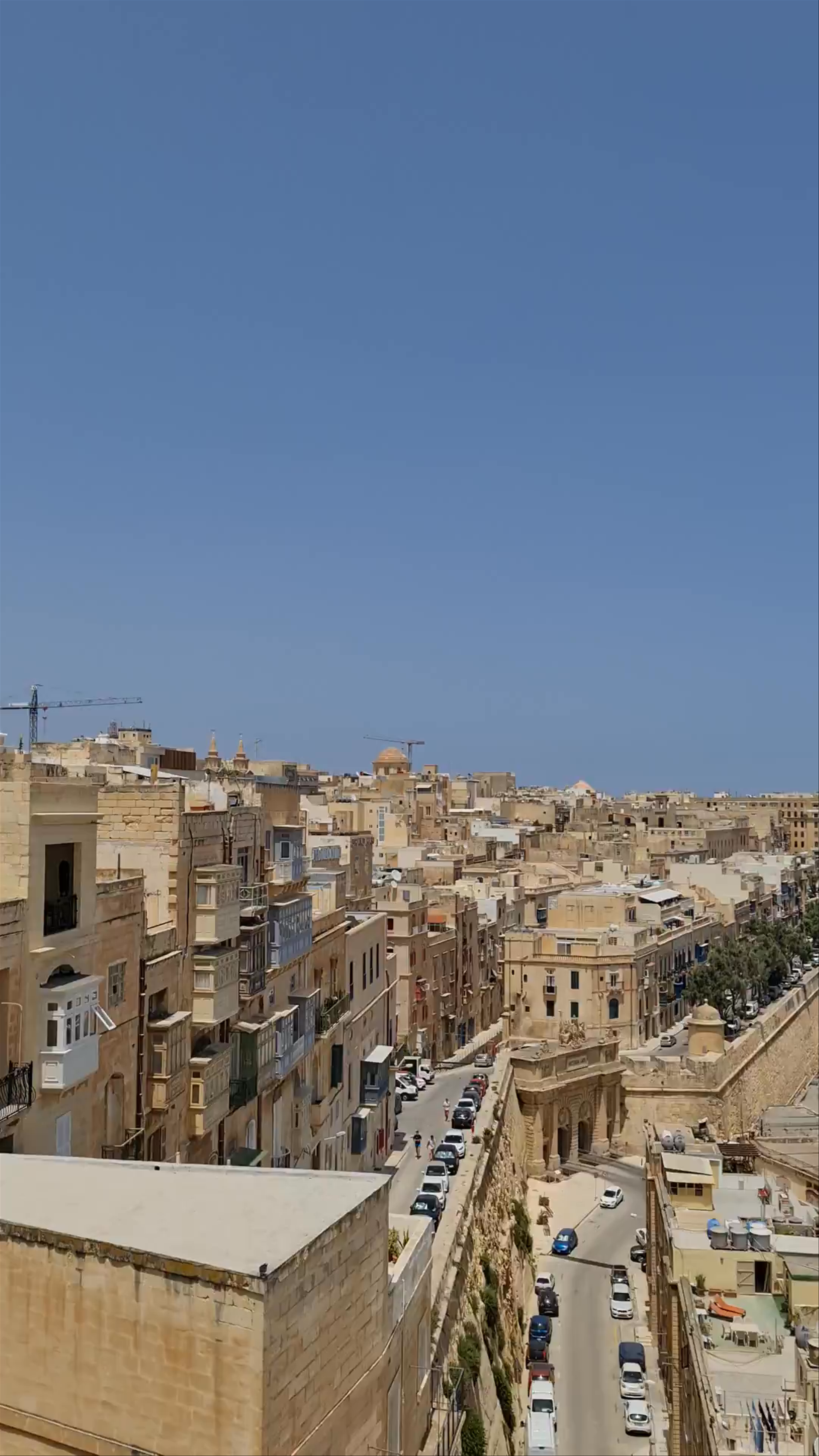 Panoramic Views from Saluting Battery, Valletta, Malta