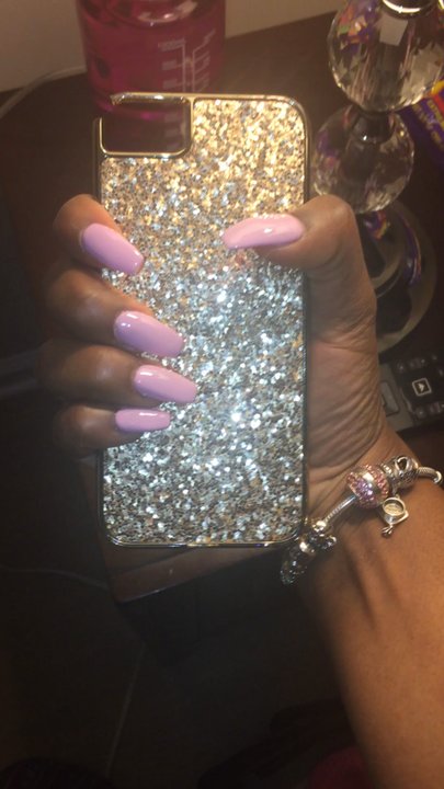 Chic Nails - Gel coffin shape full set #25 color. The coffin shape is $5 extra towards the total, fyi. Satisfied with my experience! - Nail Salons Near Me - Norfolk, Virginia