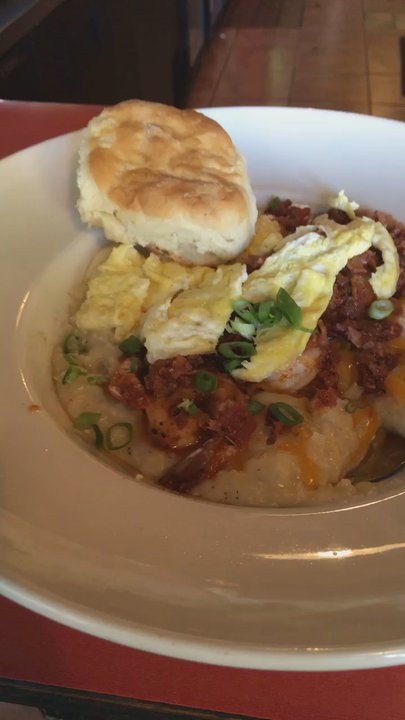 The Dixie Grill - Shrimp & grits - Breakfast & Brunch Near Me - Wilmington, North Carolina