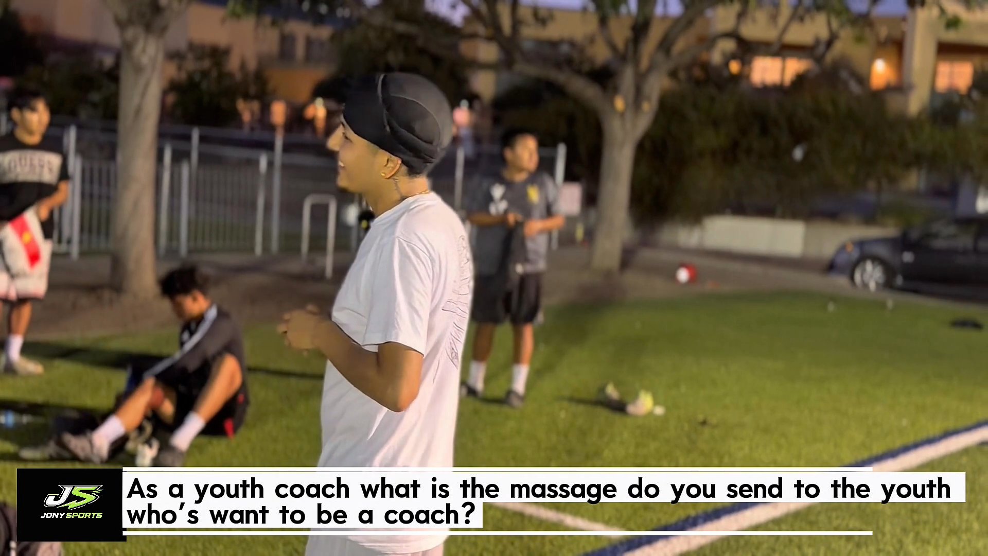 Tony a youth soccer coach for the Oakland soccer club 