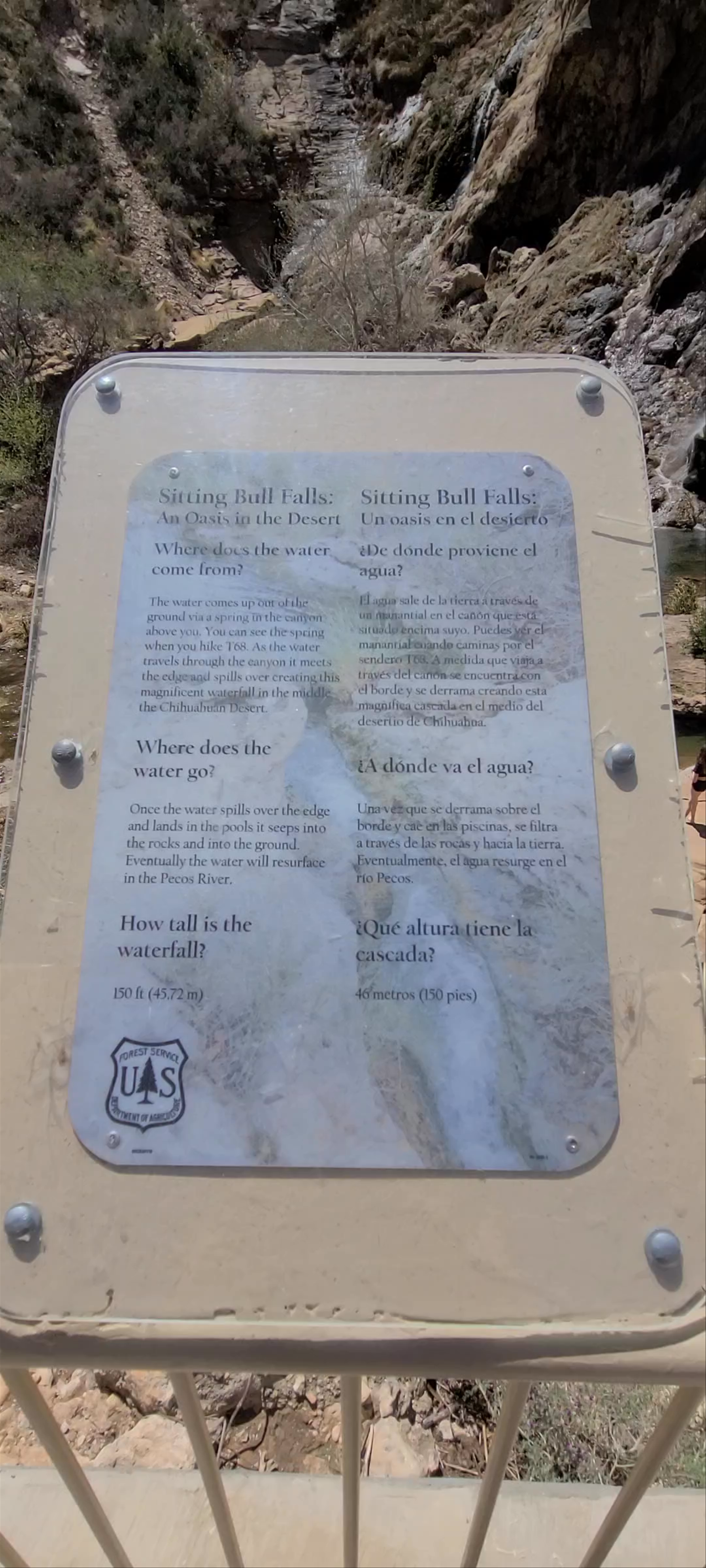 Sitting Bull Falls