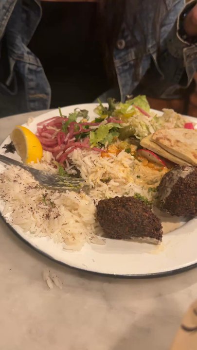 Dune Downtown - Felafel platter - Falafel Near Me - Los Angeles, California