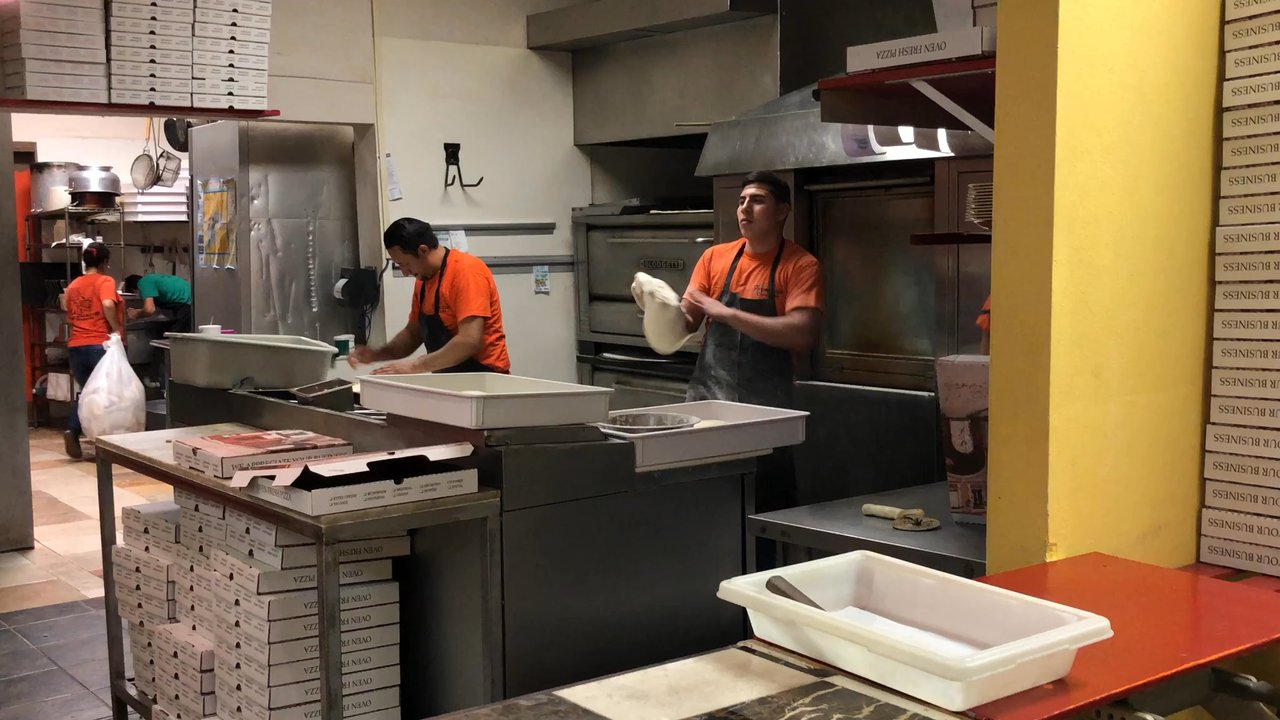 Formacio Pizza - Love seeing the dough fly. You know it's authentic! - Pizza Near Me - Mercedes, Texas