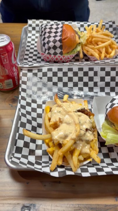 Bun N Run Burger - Cheeseburger combos , w/ side of regular fries and wild fries . - Burgers Near Me - Ferndale, Michigan