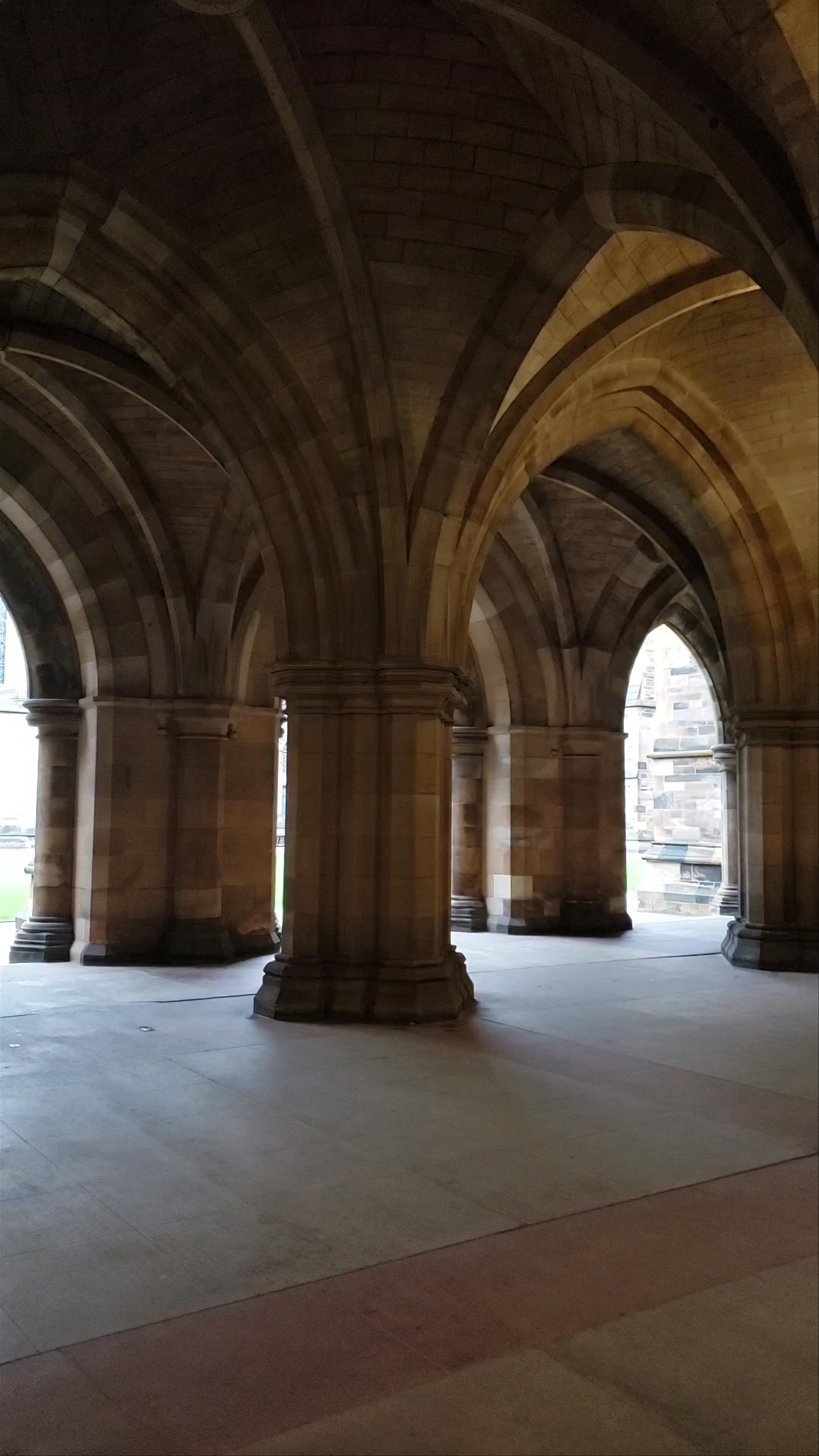 University of Glasgow Cloisters: Gothic Architecture and Quiet Reflection