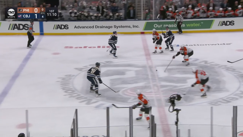 Travis Konecny with a hat trick vs. Columbus Blue Jackets · Jan 28, 2026