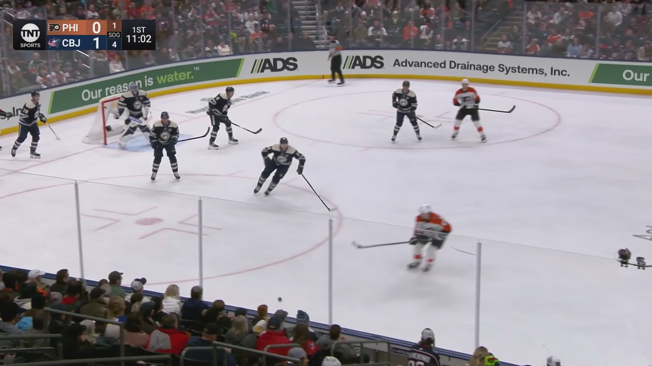 Travis Konecny with a hat trick vs. Columbus Blue Jackets · Jan 28, 2026