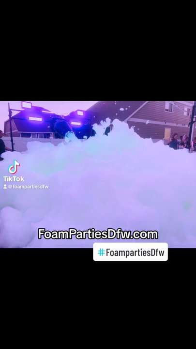 DfW Foam Parties - 1/2 n 1/2  Backyard Birthday Party - Party Equipment Rentals Near Me