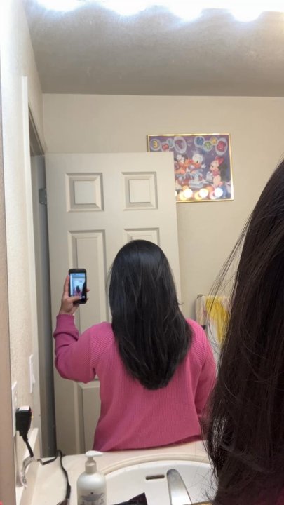 Q Cuts - Long layers + face framing (back) - Hair Salons Near Me - Castro Valley, California
